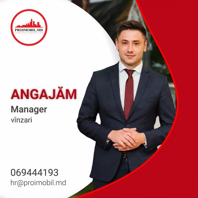 Manager vânzări imobiliare (de la 2000 euro)