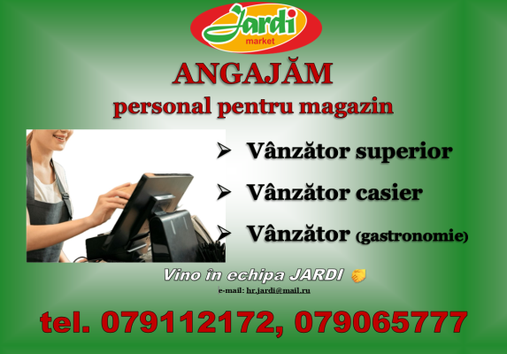 Vanzator secție de gastronomie