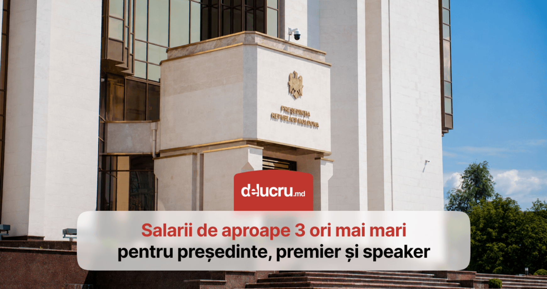 Salariile președintelui, premierului și speakerului ar putea fi triplate