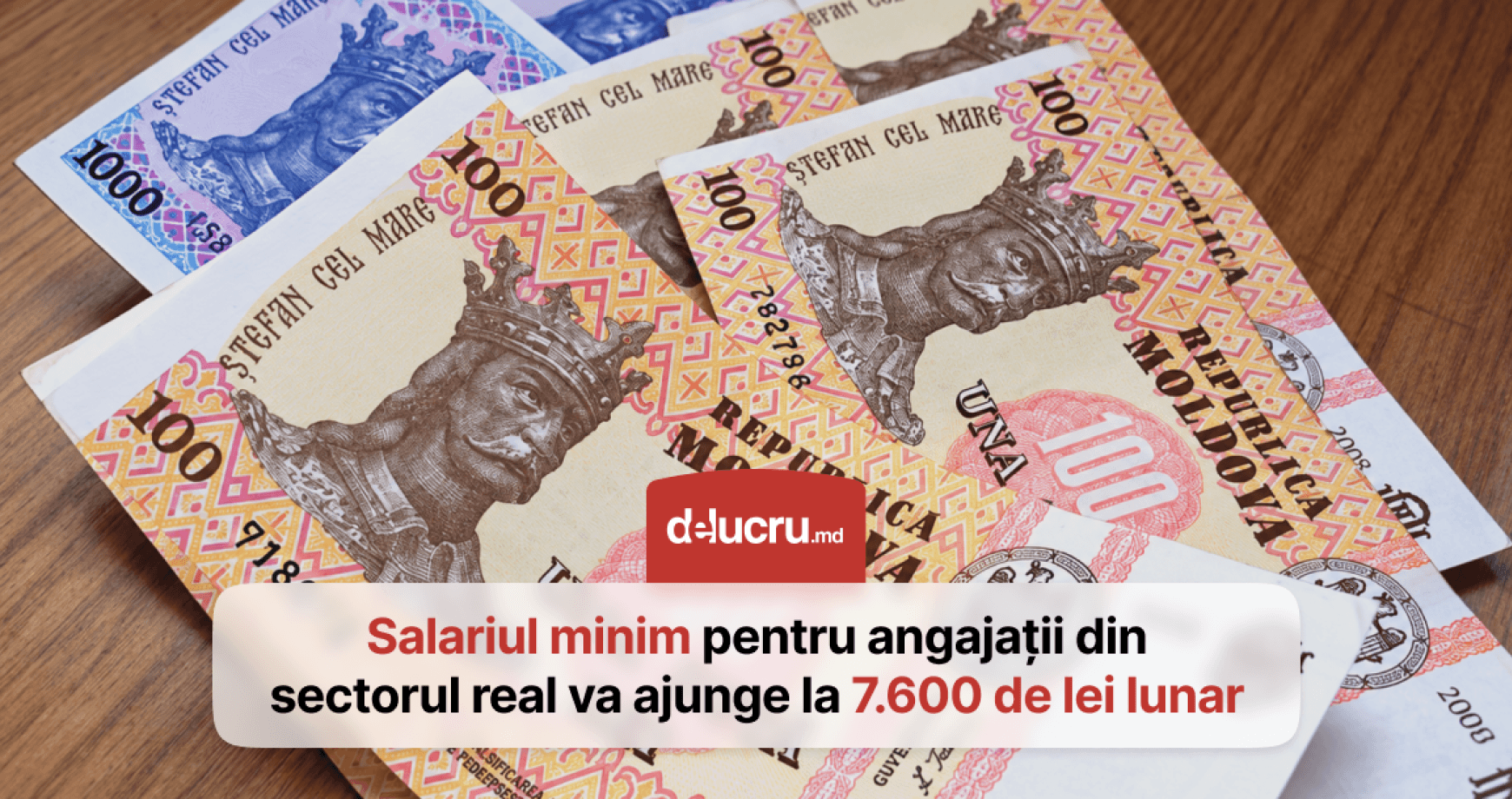 Salariul minim în sectorul privat va constitui 7.600 de lei pentru 2027