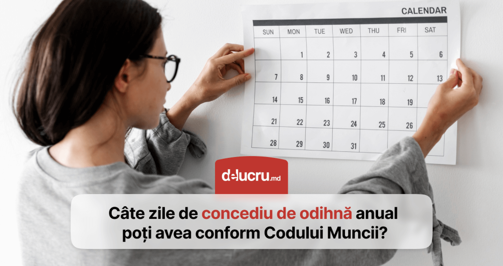 De câte zile de concediu de odihnă anual poți beneficia, conform legislației? 