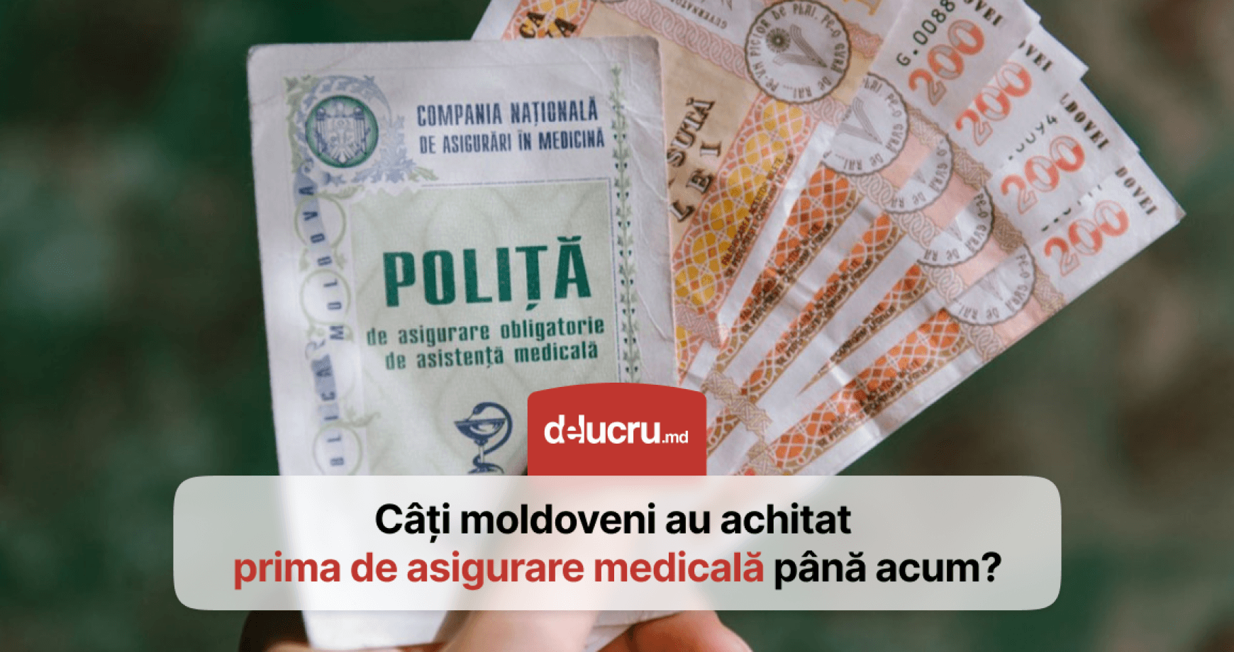 Număr record de moldoveni asigurați în mod individual