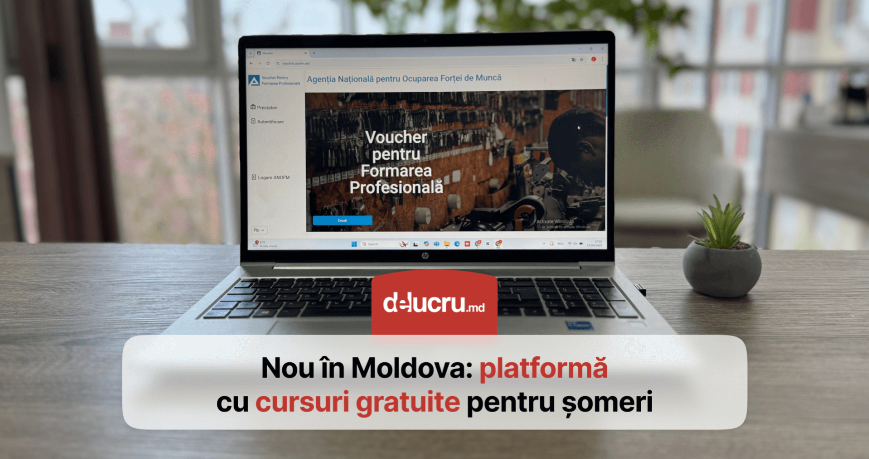 O nouă platformă ajută șomerii din Moldova să găsească mai rapid cursuri de formare profesională