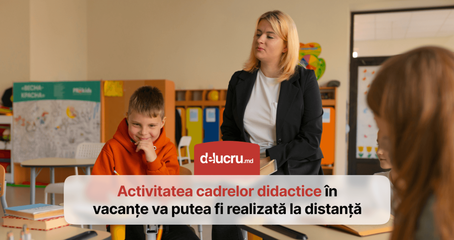 Profesorii vor putea lucra de la distanță în perioada vacanțelor școlare