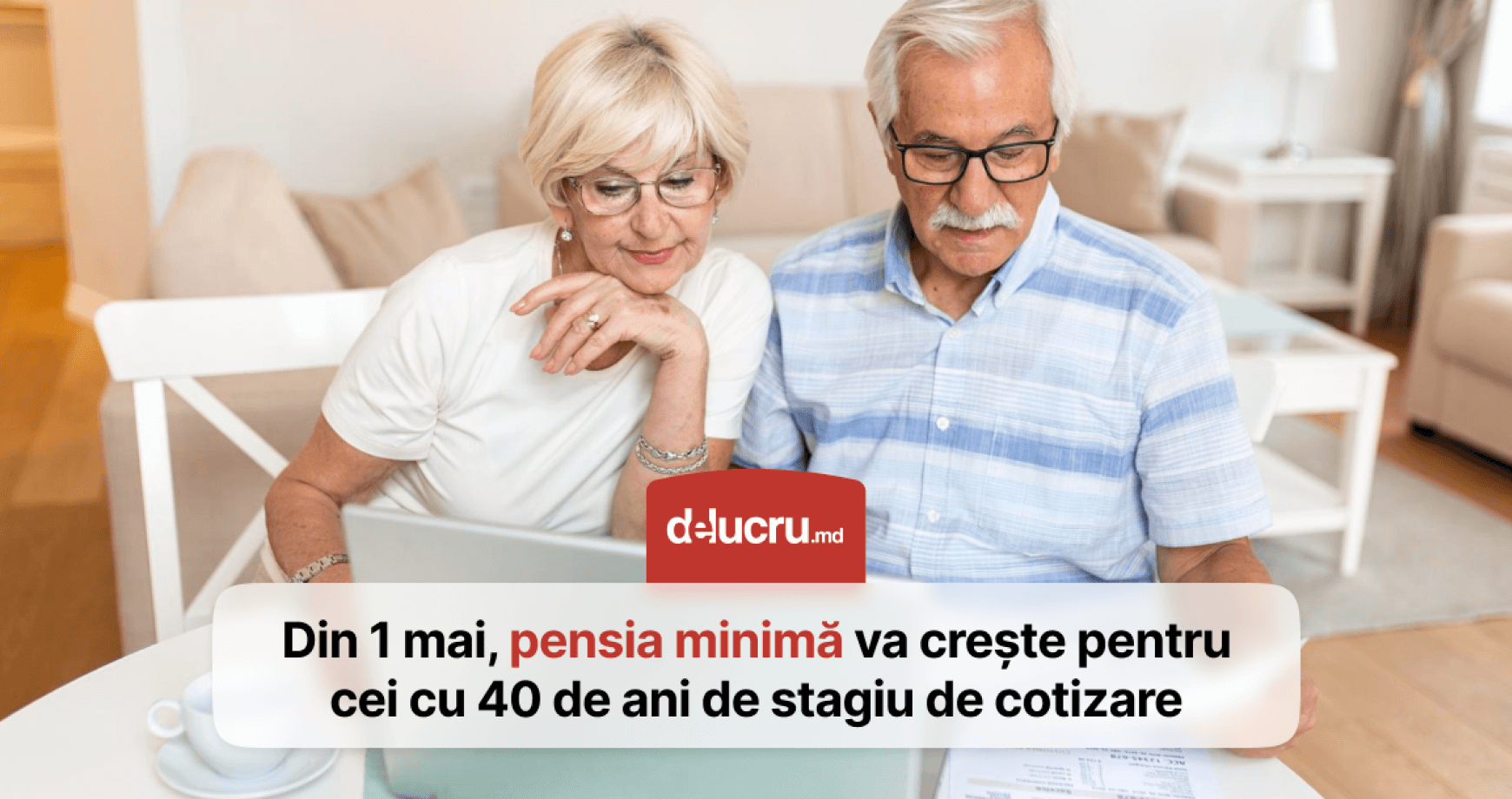 Persoanele cu un stagiu de cotizare de cel puțin 40 de ani vor beneficia de o pensie minimă de 3.300 de lei