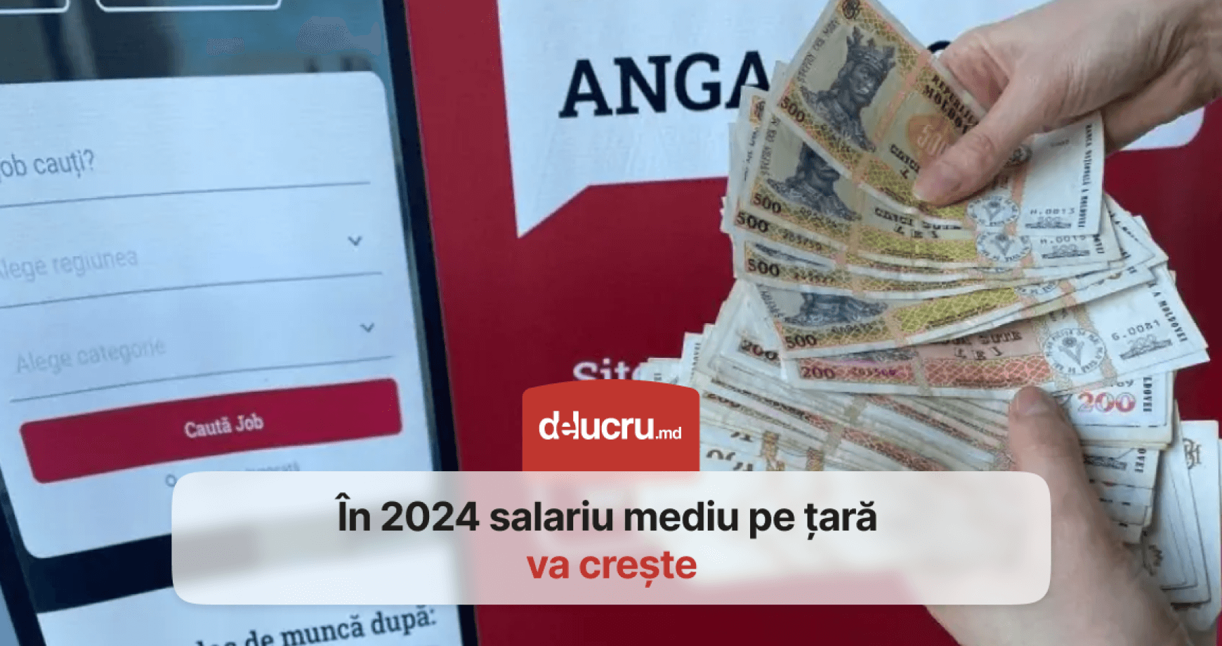 Salariul mediu pe economie în Republica Moldova va constitui 13.700 de lei în 2024