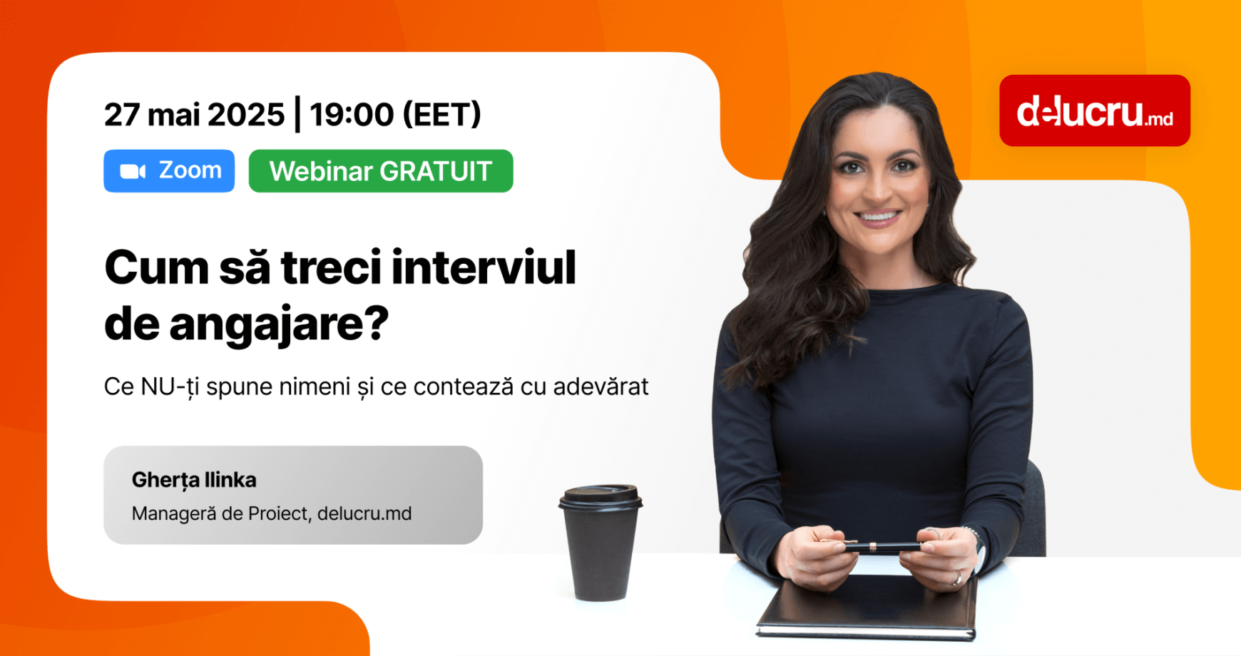 Webinar gratuit: învață cum să treci cu succes interviul de angajare