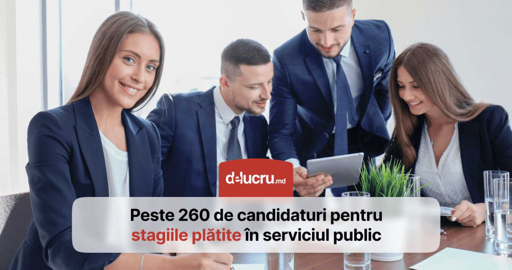85 de tineri vor face stagii plătite în autoritățile publice