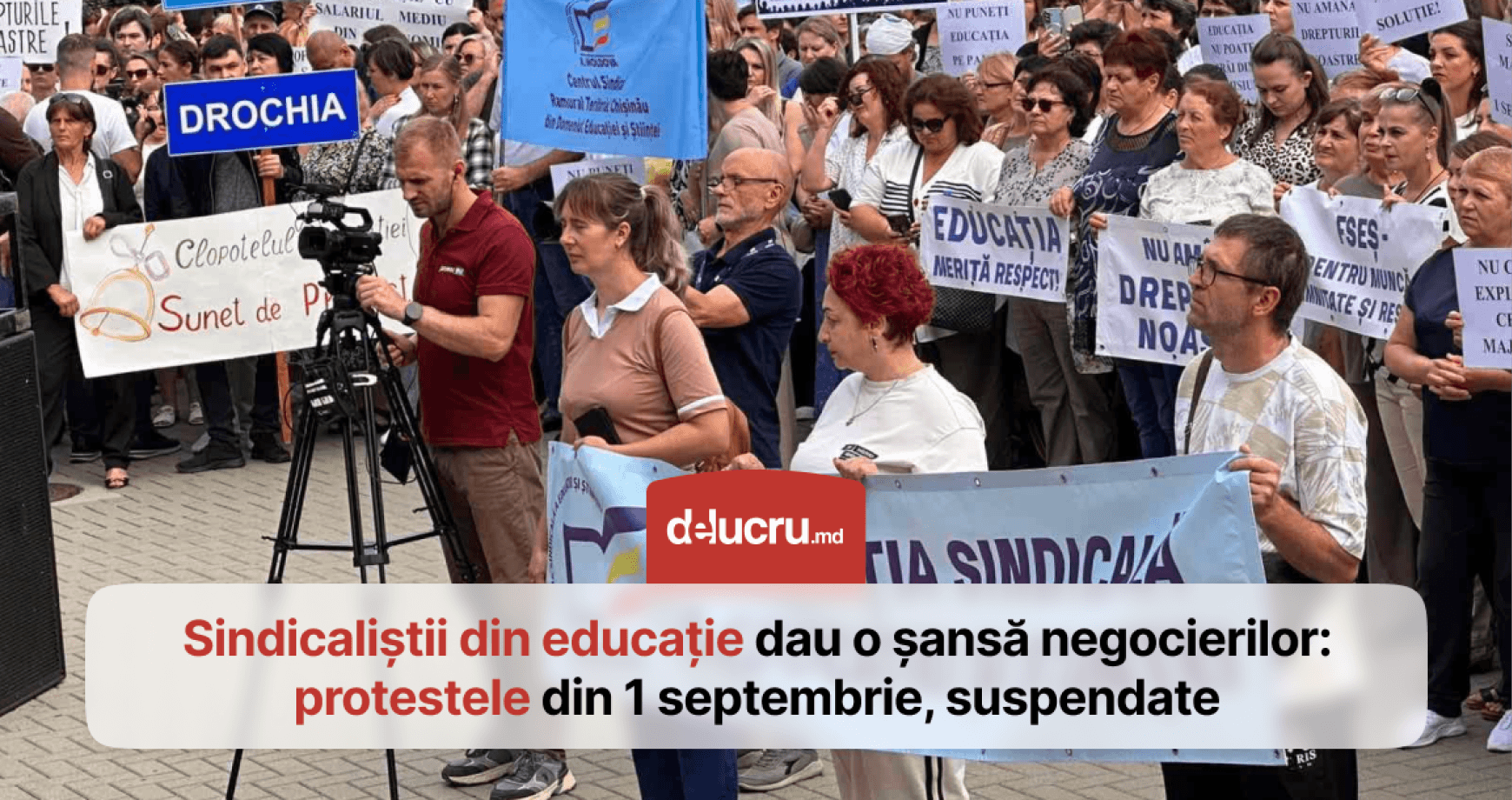 Profesorii renunță la protestele preconizate pentru 1 septembrie