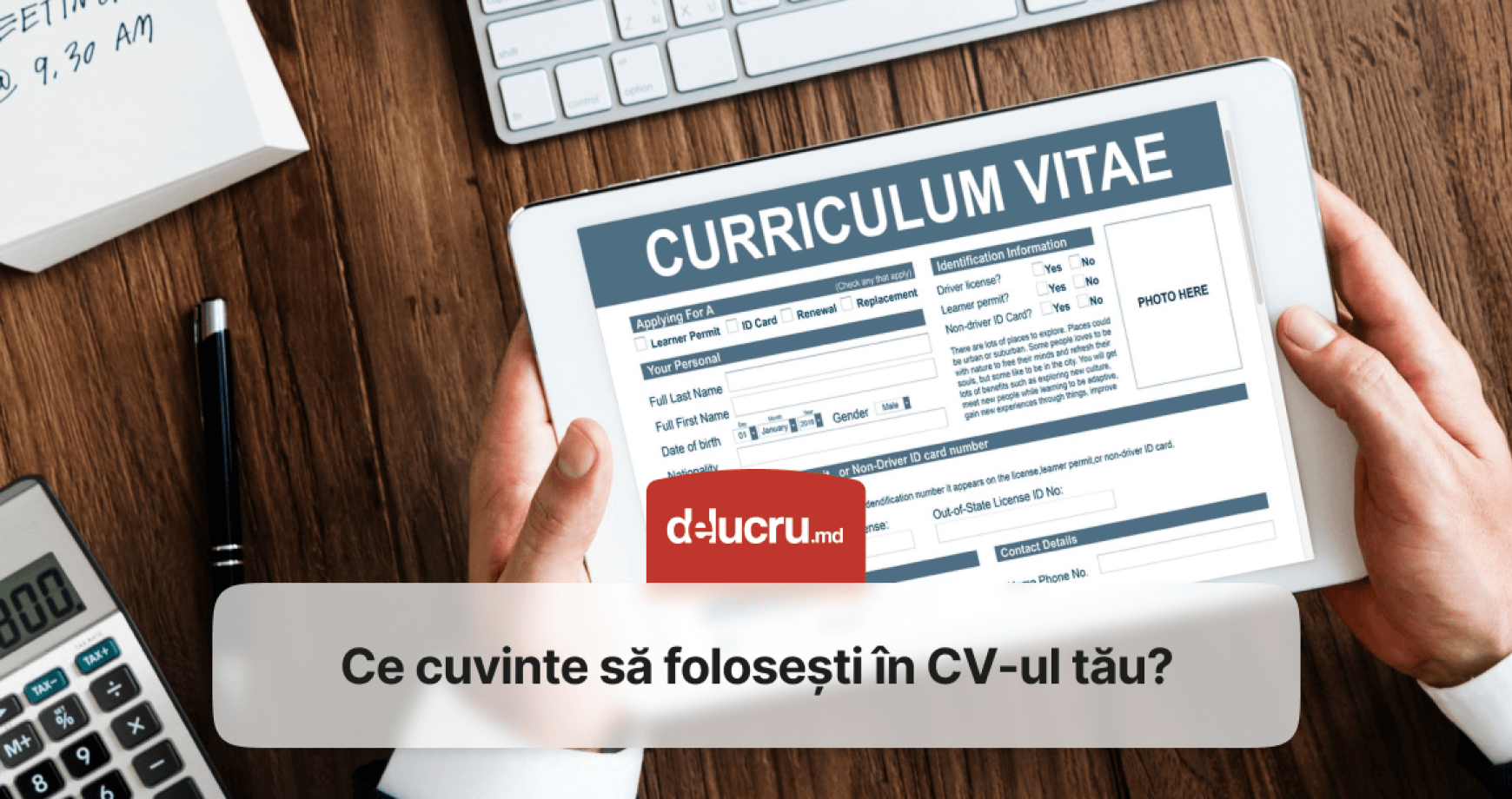 Top 14 cuvinte care să te descrie în CV