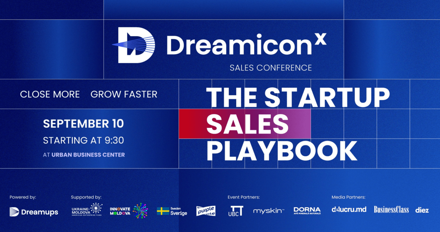 De la unicornii UiPath și Front la ex-Facebook & ex-Salesforce: Peste 12 lideri în vânzări urcă pe scena Dreamiconˣ 