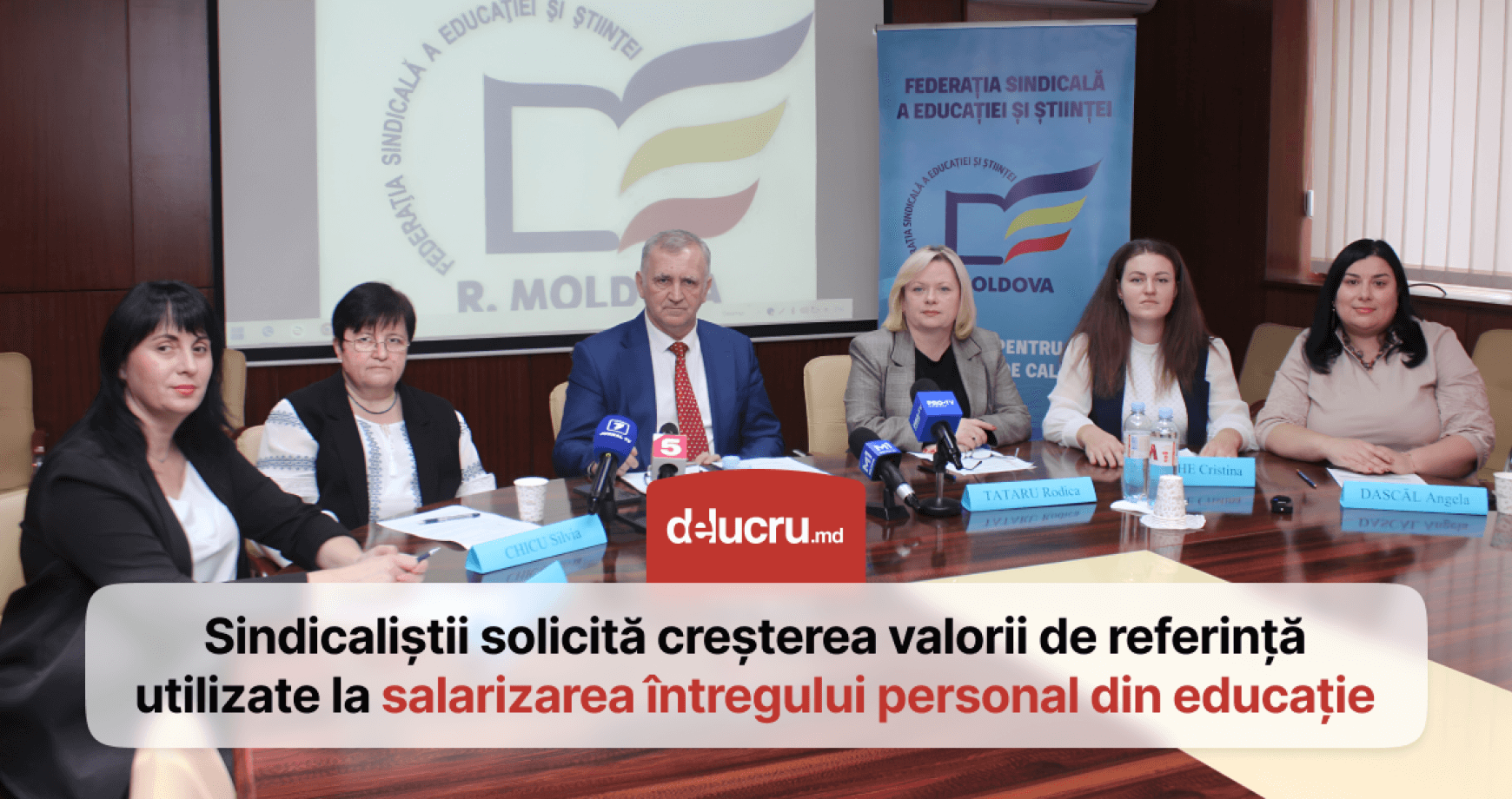 Sindicaliștii cer majorarea valorii de referință în salarizarea tuturor cadrelor din sistem