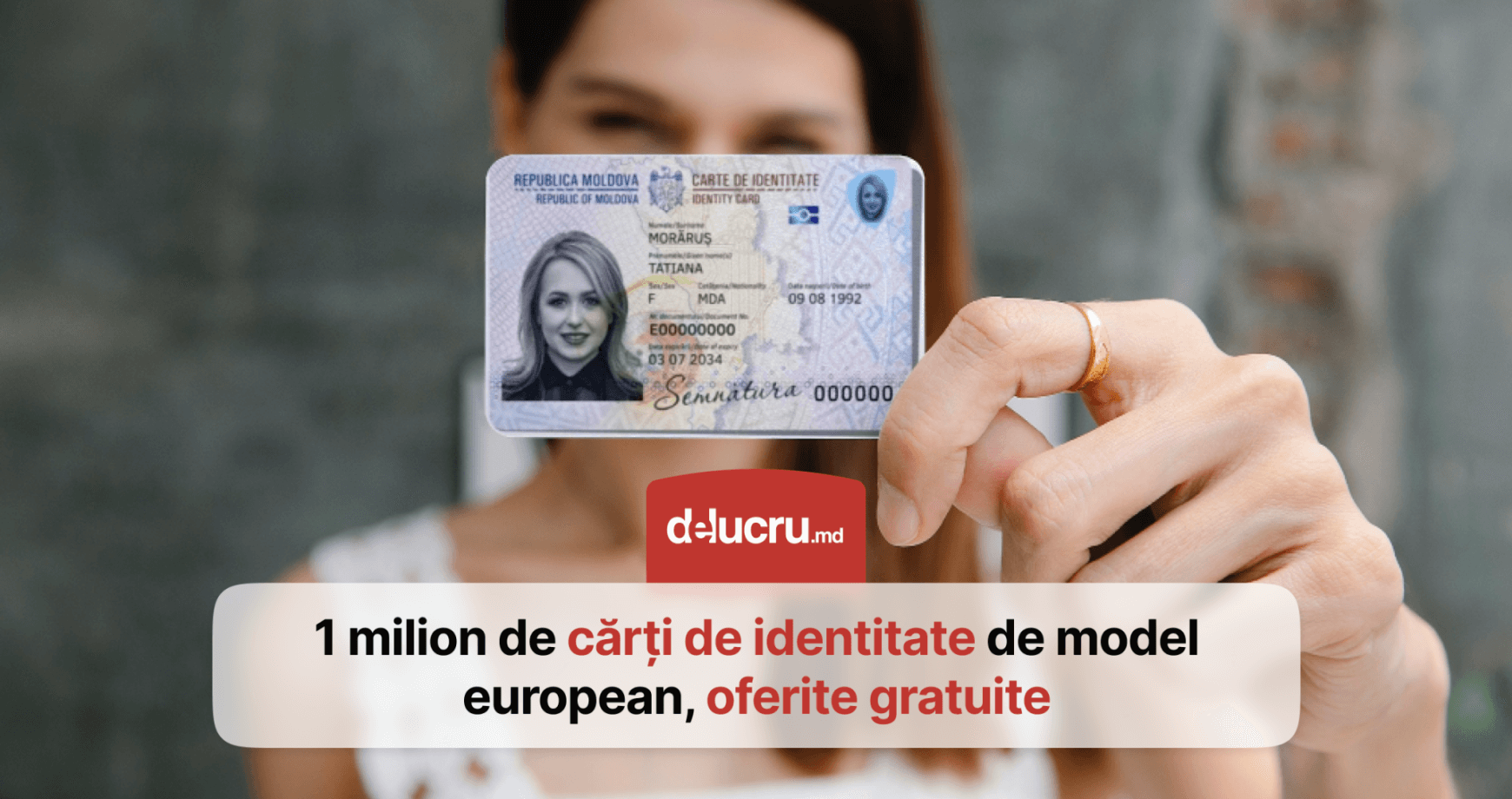 Noile cărți de identitate, disponibile de astăzi!