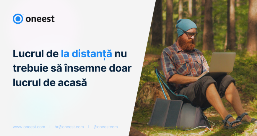 Lucrul de la distanță nu trebuie să însemne doar lucrul de acasă