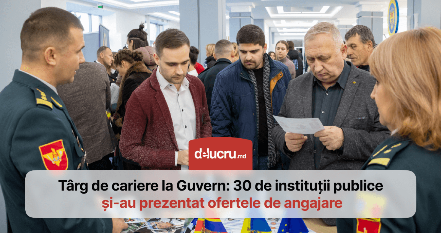Se caută angajați la stat: 30 de instituții publice și-au prezentat ofertele la Târgul de cariere, organizat la Guvern