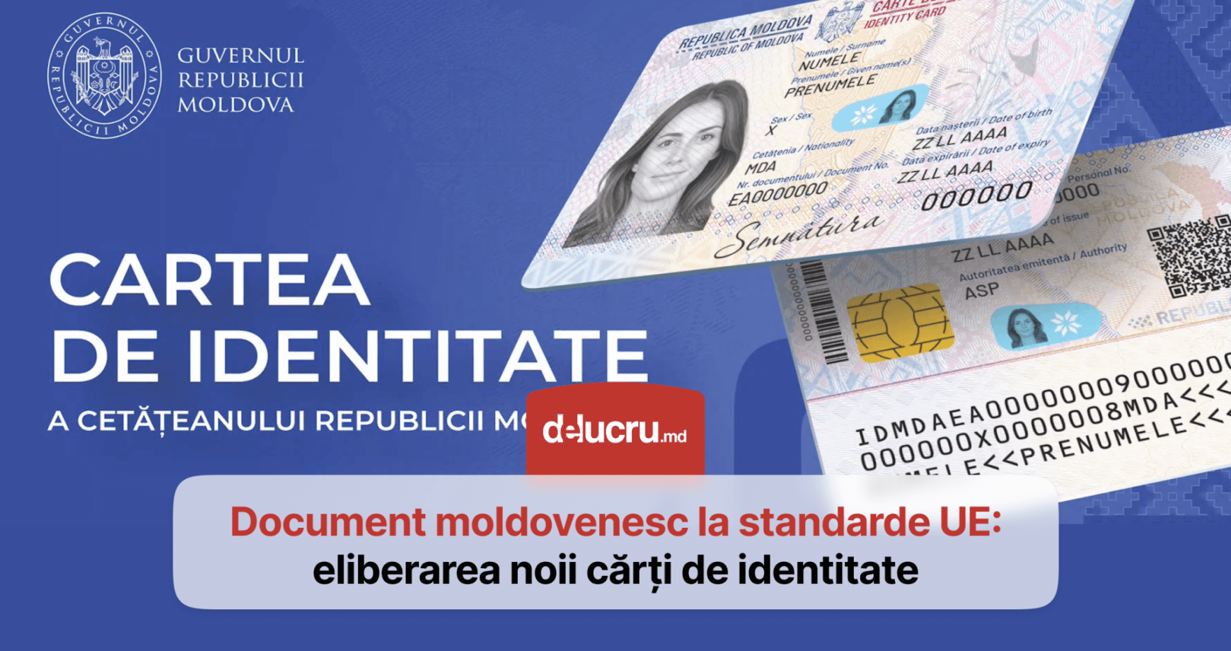 Prima carte de identitate de tip nou, eliberată de ASP