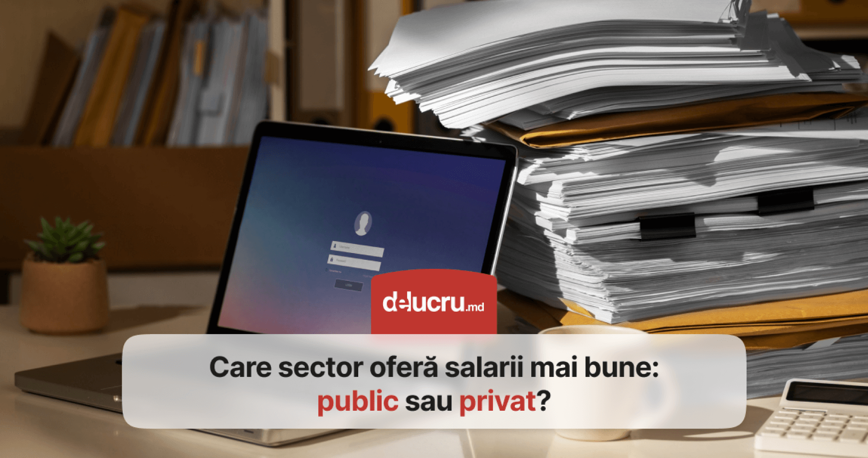 Salariile bugetarilor, mai mici cu aproximativ 30% decât la privat