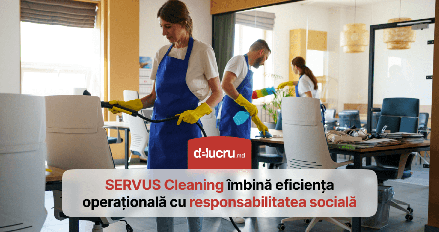 SERVUS Cleaning - partenerul tău la curățenie!