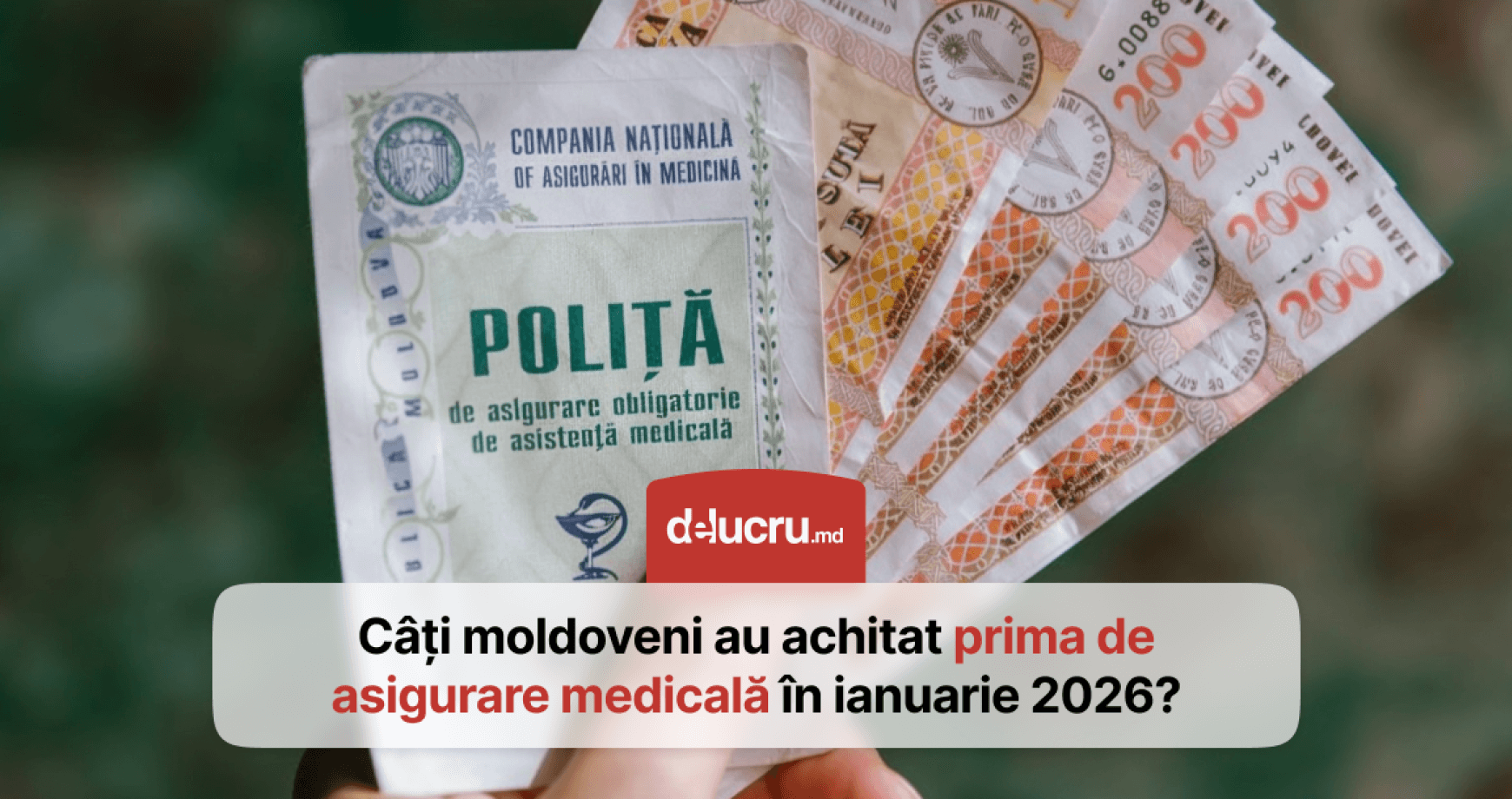 Peste 39 de mii de persoane au achitat prima de asigurare medicală în sumă fixă în ianuarie 2026