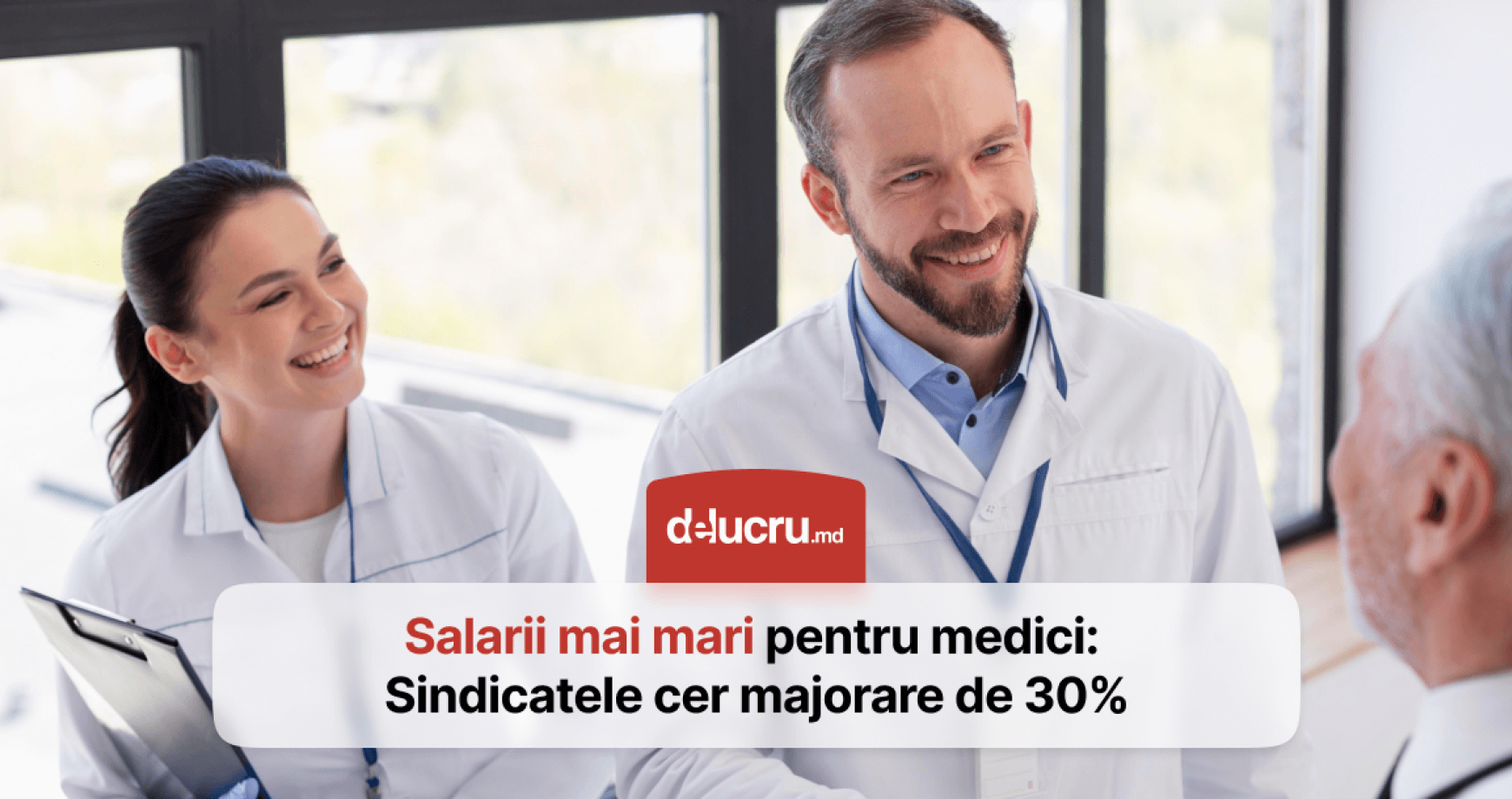 Sindicatele cer majorarea salariilor cu 30% pentru lucrătorii medicali, din 1 iulie