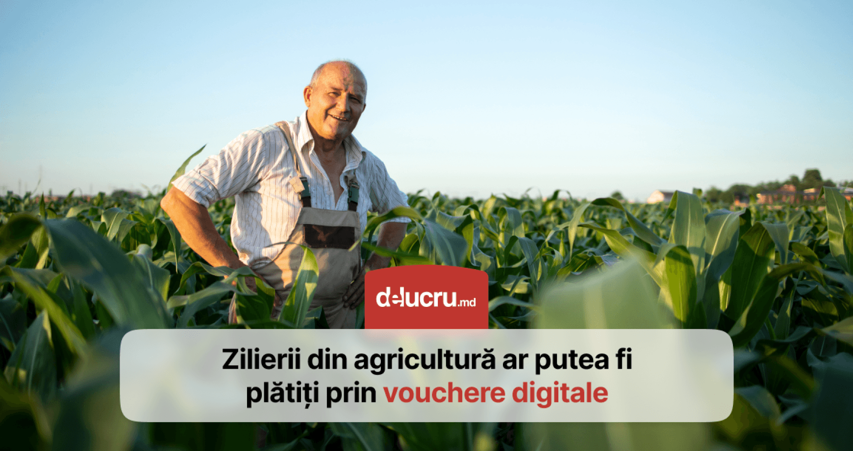 Vouchere digitale pentru zilierii din agricultură