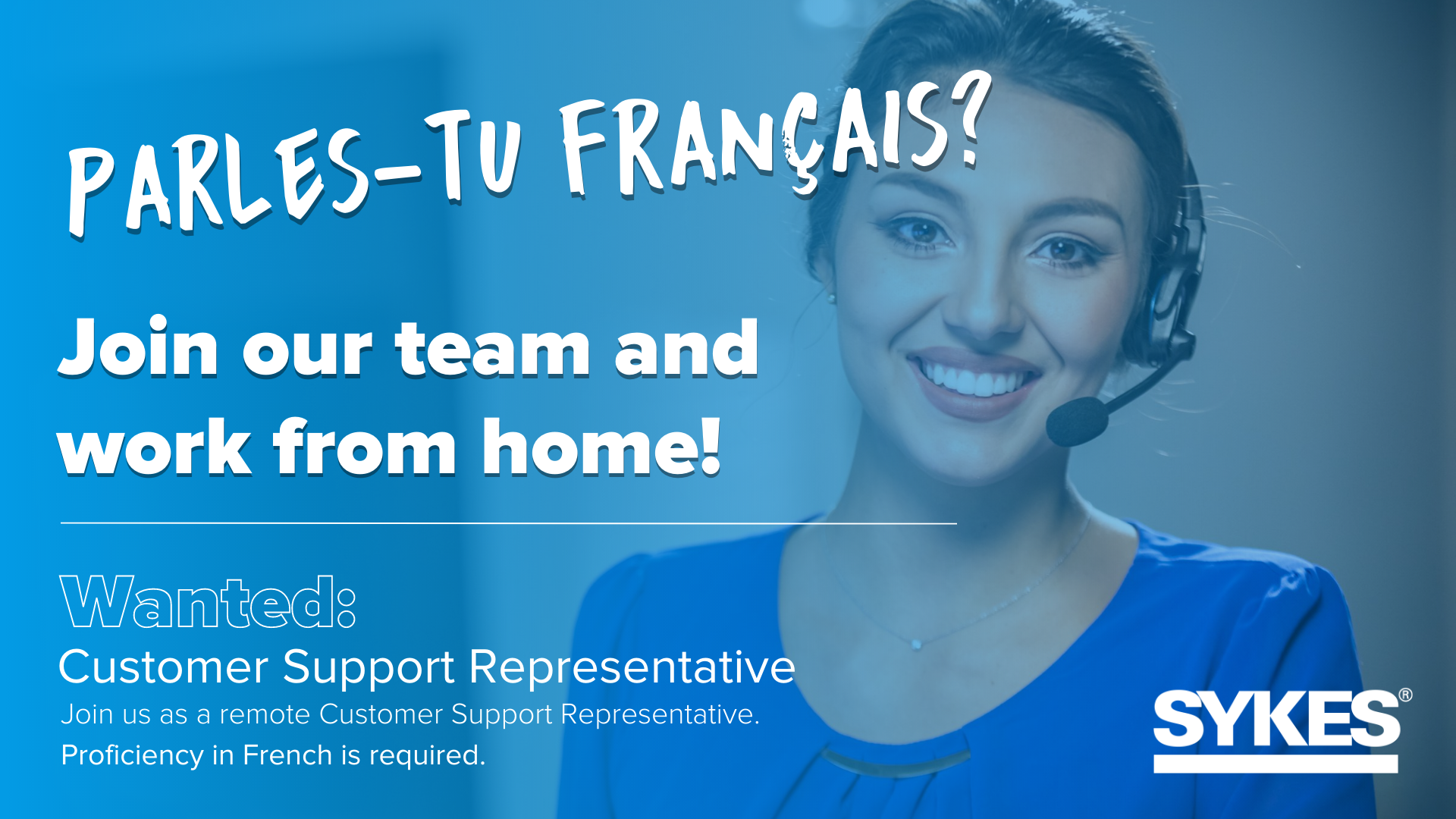 French Speakers - Customer Support [Work at Home]
