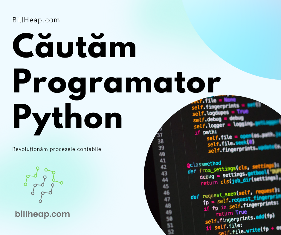 Programator Python @ BillHeap.com
