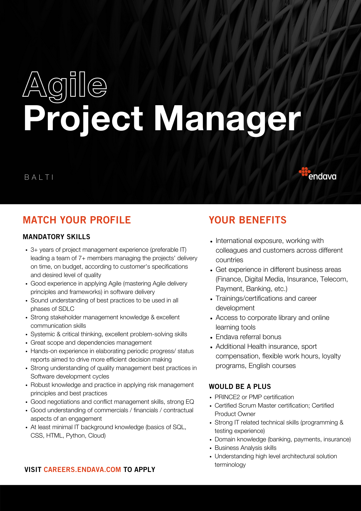 Agile Project Manager