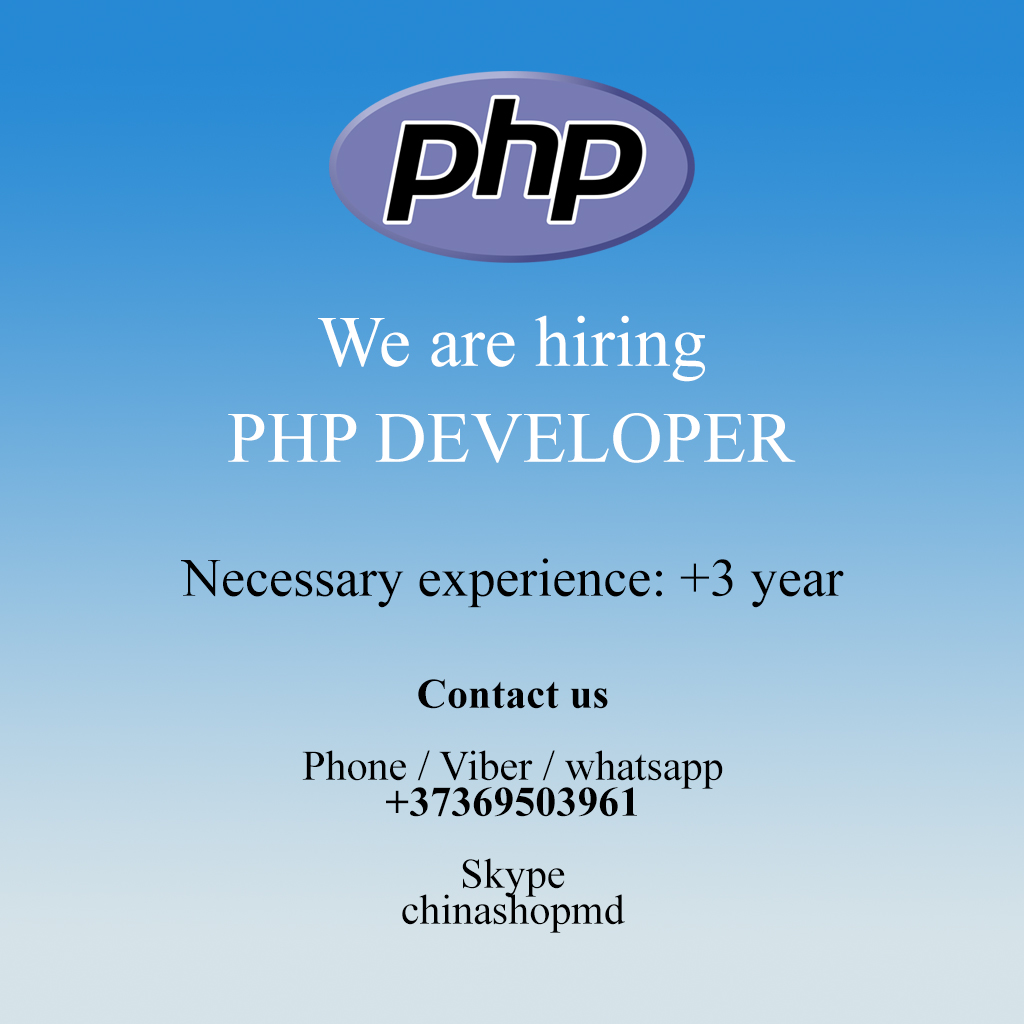 PHP developer