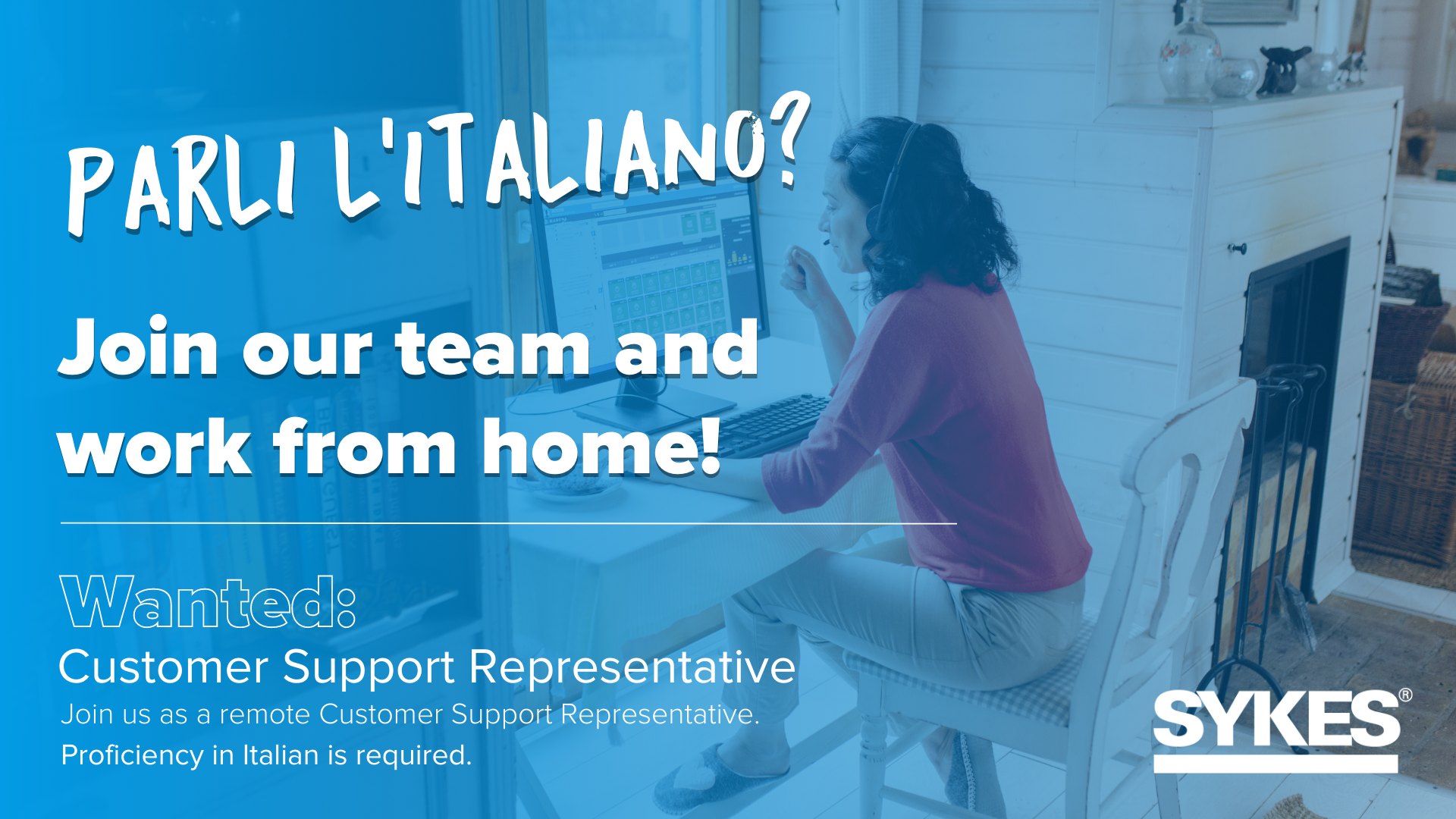 Italian Speakers - Customer Support [Work at Home]