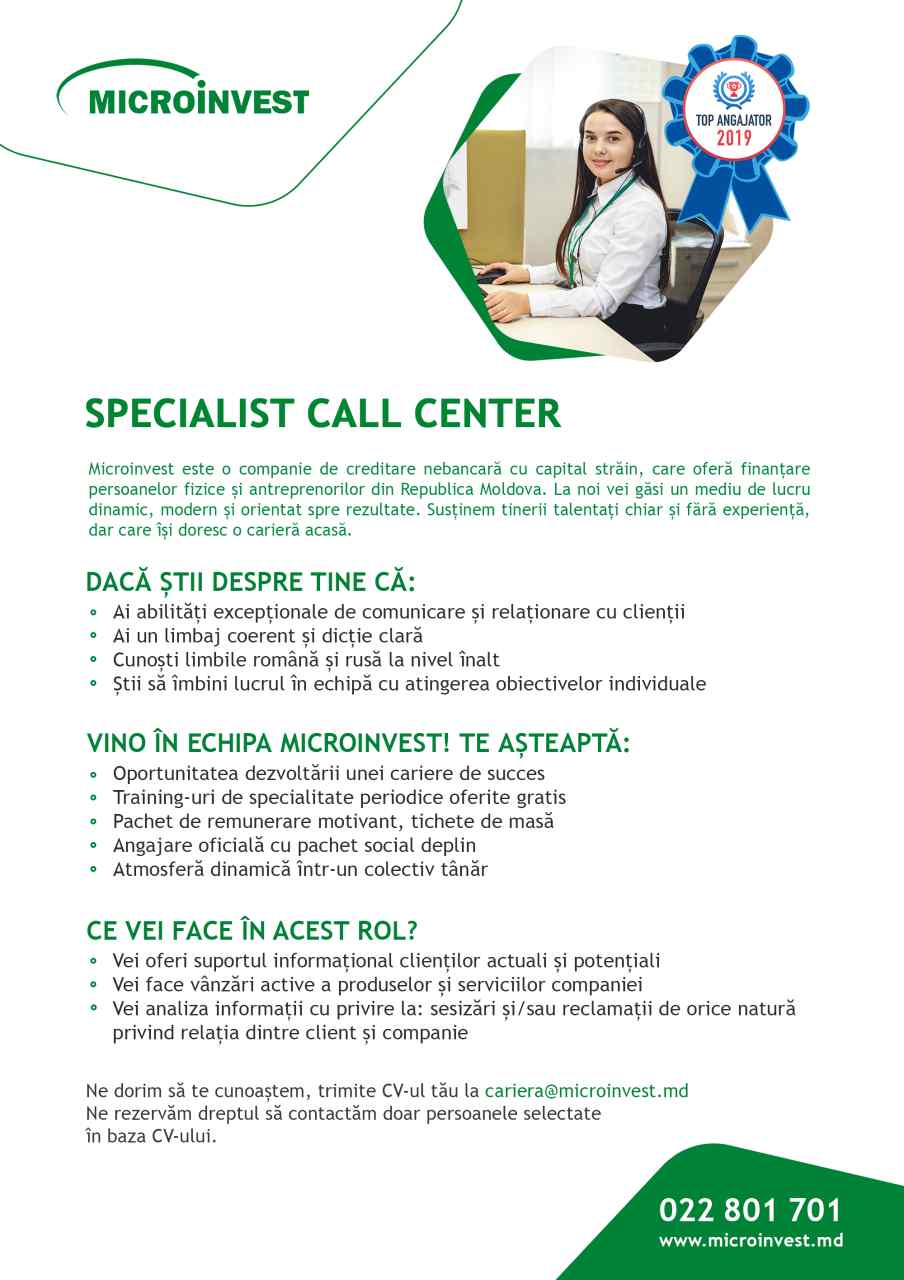 Specialist Call Center